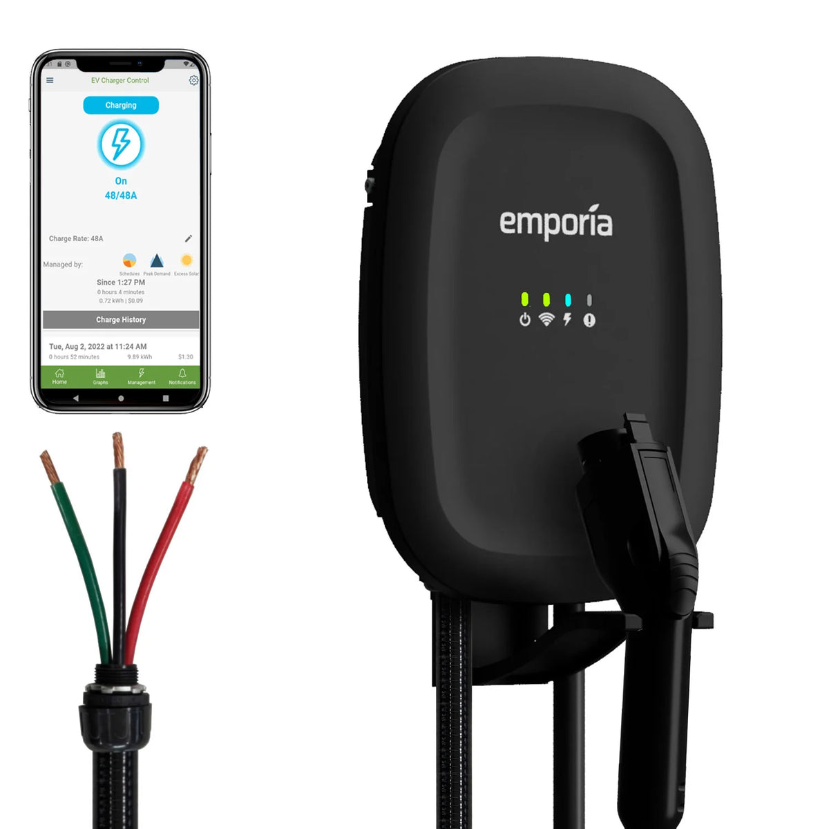 EMPORIA EV CHARGER | 48 AMP