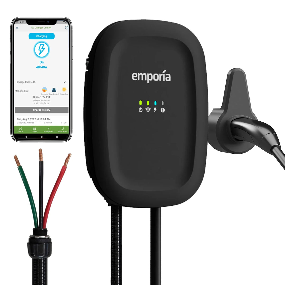 EMPORIA EV CHARGER | 48 AMP