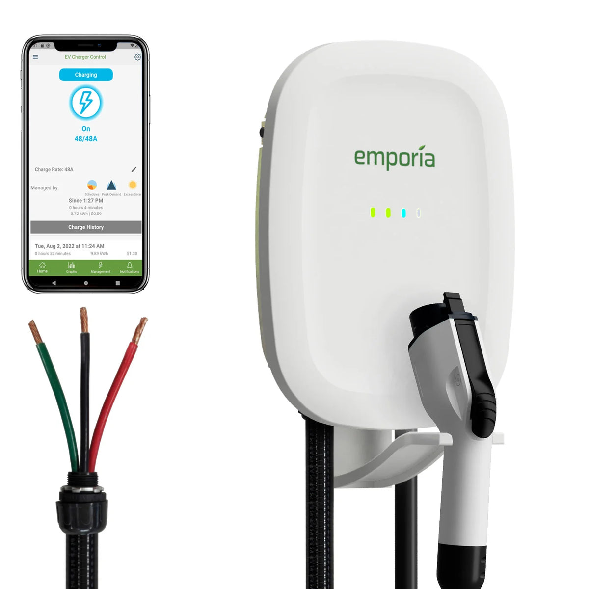 EMPORIA EV CHARGER | 48 AMP