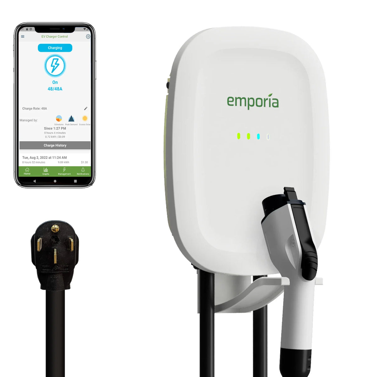 EMPORIA EV CHARGER | 48 AMP