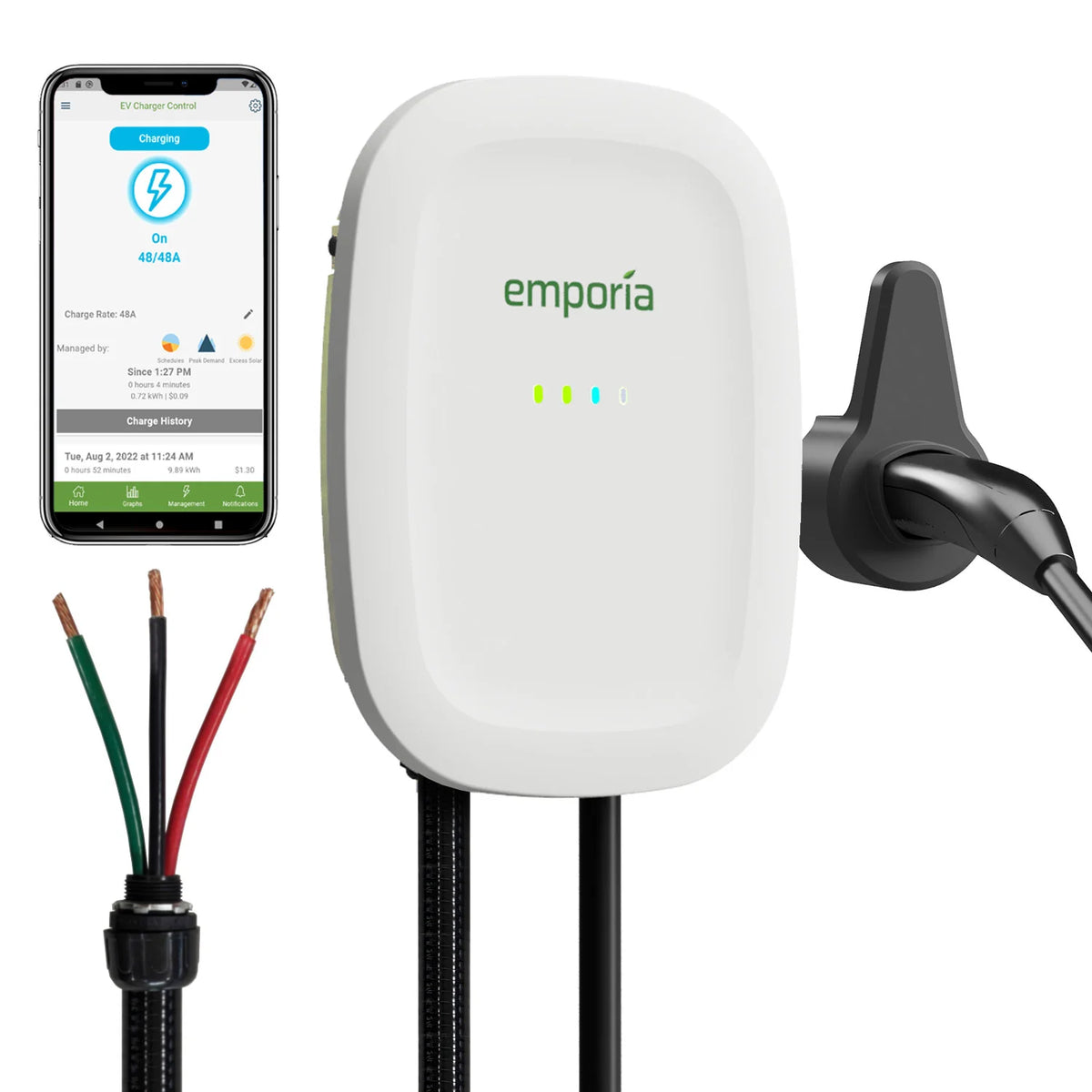 EMPORIA EV CHARGER | 48 AMP